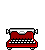 Animation of a typewriter